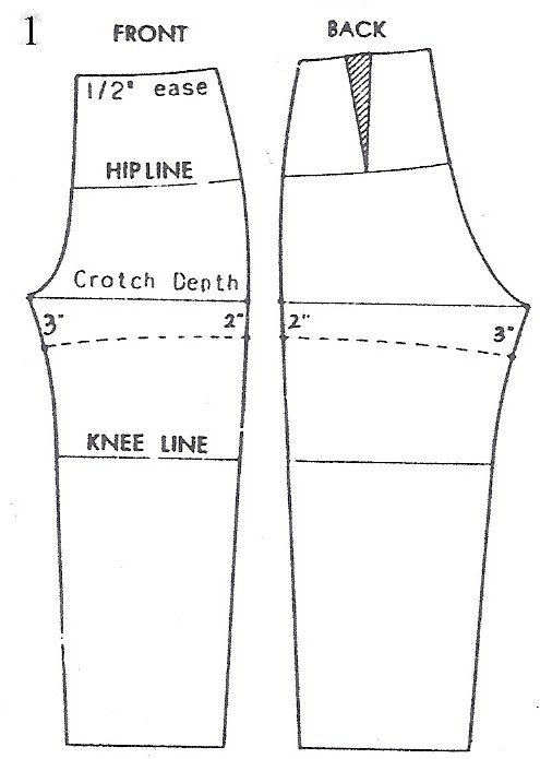 draft shorts pattern-1 – Pattern-Making.com